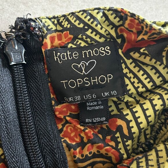 Kate Moss for Topshop Halterneck Kaftan Liberty Dress ASO Blake Lively - Picture 7 of 8